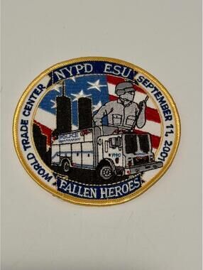 Vintage World Trade Center NYPD ESU Fallen Heroes Patch Collectible